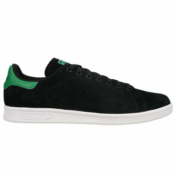 NEW adidas Stan Smith Adv Black Suede Green Trim Mens 7, Womens 8 US 40 EUR - Picture 6 of 8